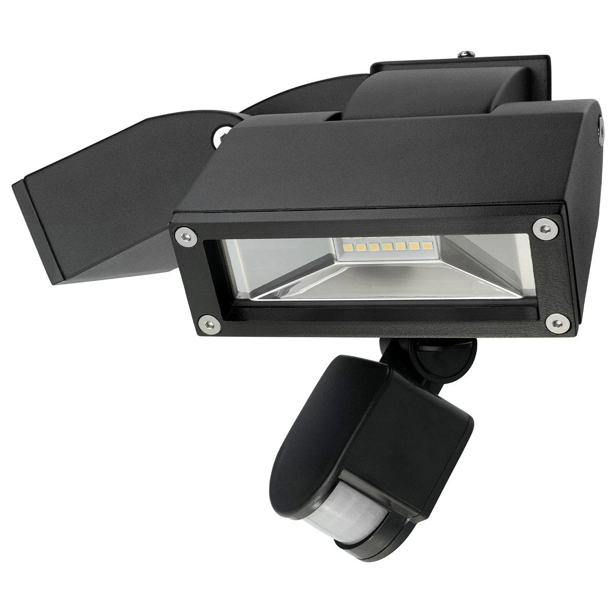Brilliant Nighthawk 24W LED Sensor Flood Light Motion Sensing Outdoor Black 20855/06