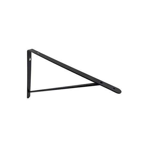 Carinya Studio Stayed Bracket - 300x250mm Black Steel - 125kg Capacity - SuperSaverAU - view 1