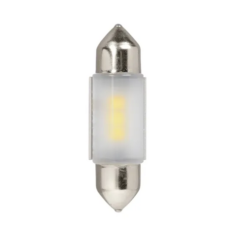 Narva 12/24V 36mm Cool White LED Festoon Globe - 2 Pack 18252BL