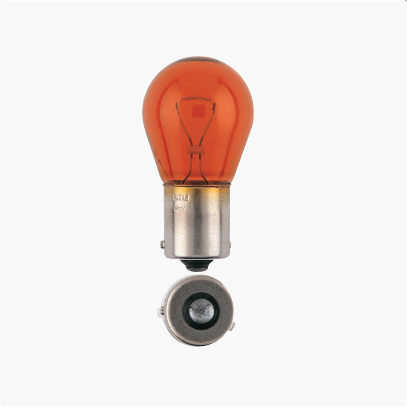 NARVA 12V 21W BAU15s Amber Incandescent Stop/Tail and Indicator Globe 2 Pack 47384BL