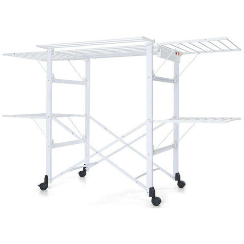 Foppapedretti Gulliver Clothes Airer - White Painted Aluminium, Weather-Resistant, 7.3kg - F9900420000
