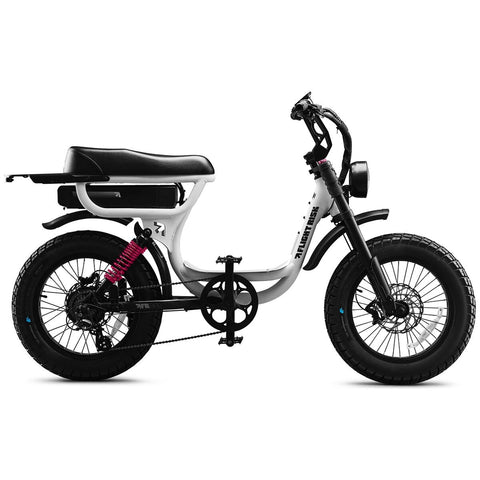 Flight Risk FR333 electric bike - 1000W motor, 52V 25Ah battery, White finish - FR-333WHITE
