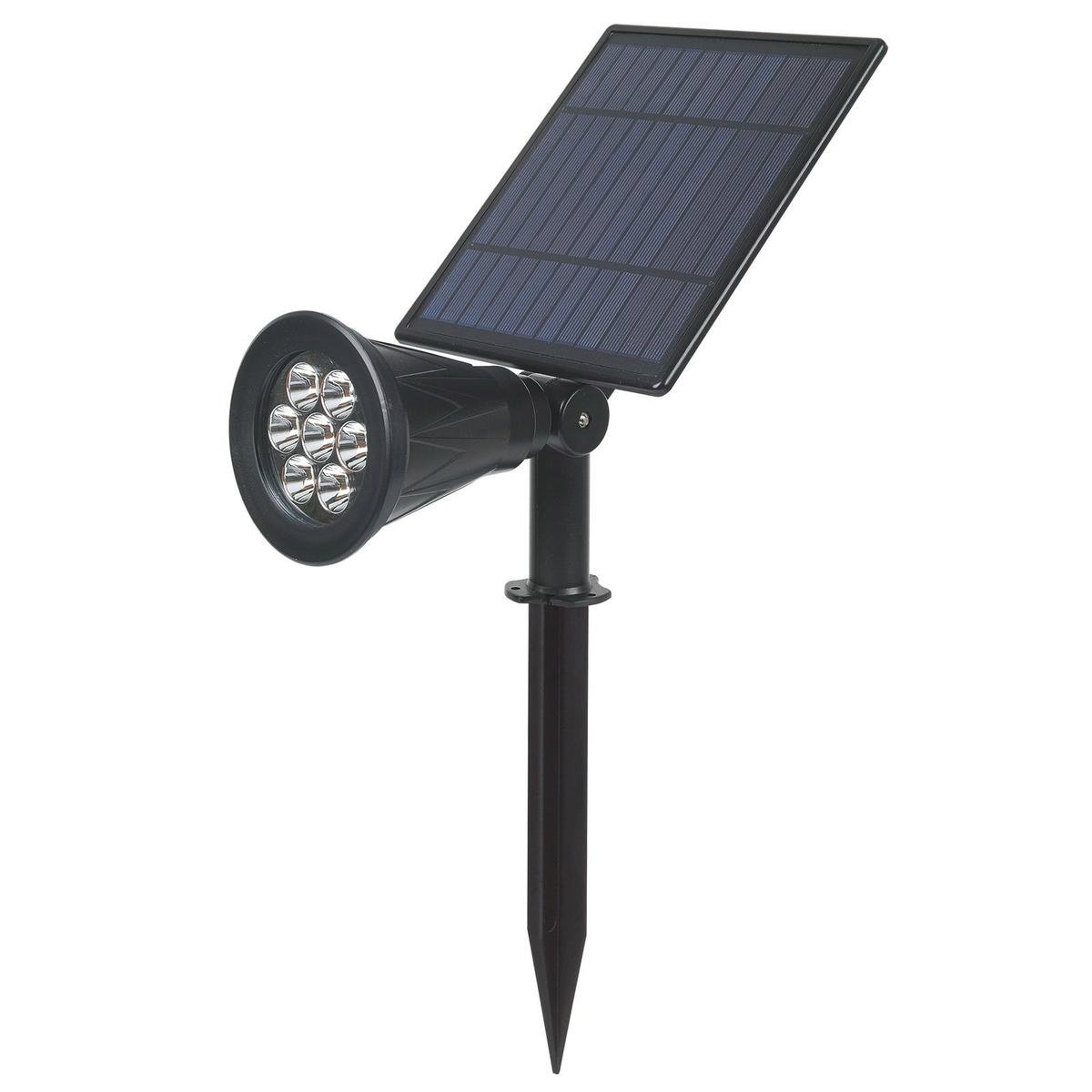 Solar Magic Colour Change LED Spotlight Black Solar Powered Outdoor SM75
