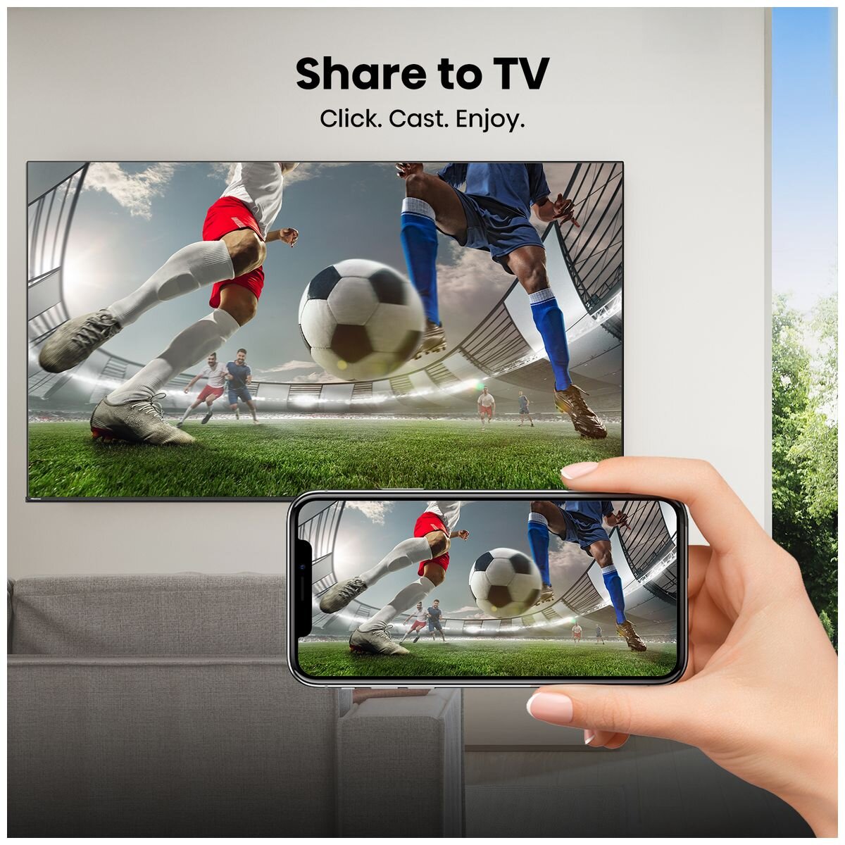 Hisense 32 Inch A4S HD Smart TV - VIDAA Smart TV, Wide Colour Gamut, 6 Star Energy Rating - 32A4SAU