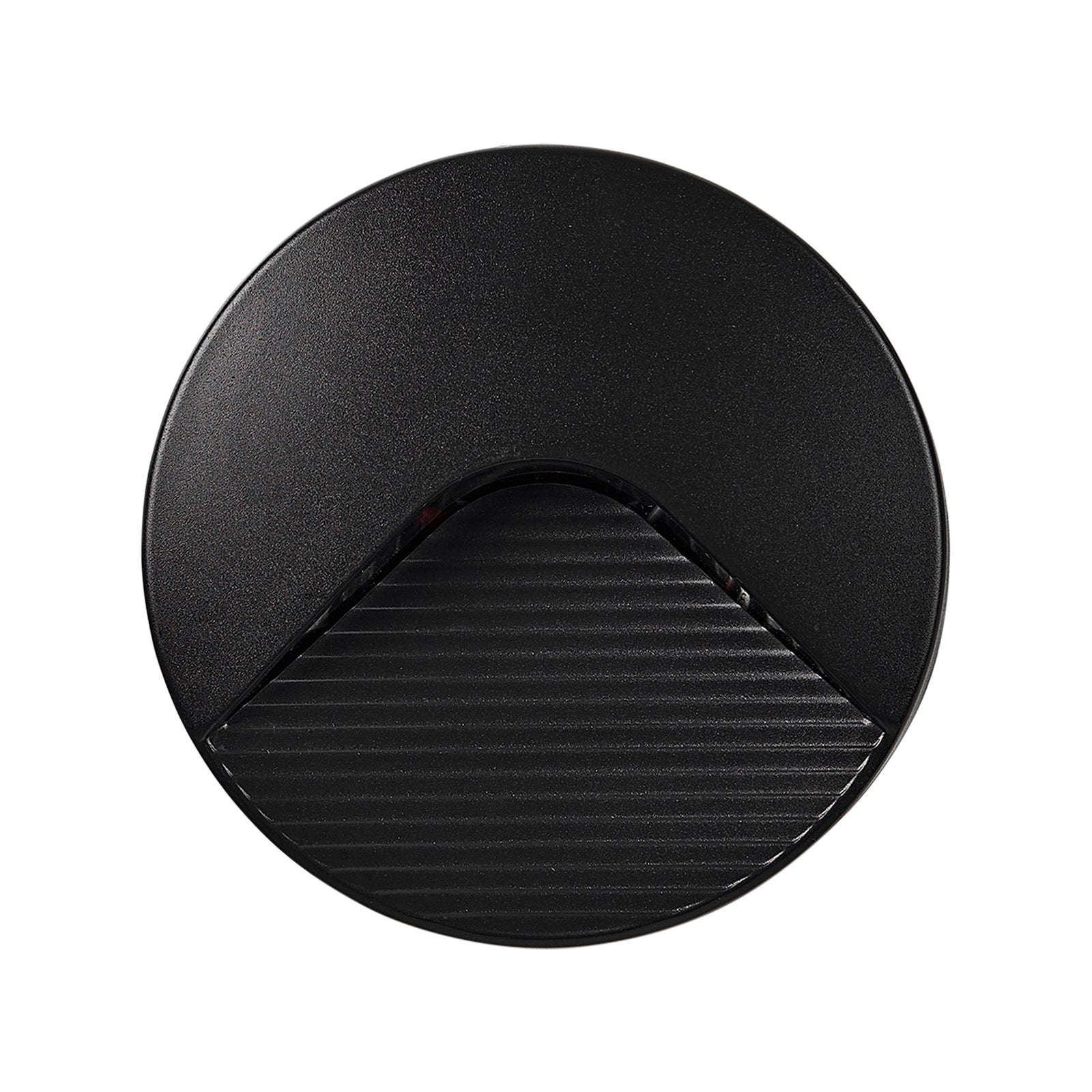 Brilliant Black Sanur 2W 13cm Modern Outdoor Wall and Step Light Hardwired 22589/06