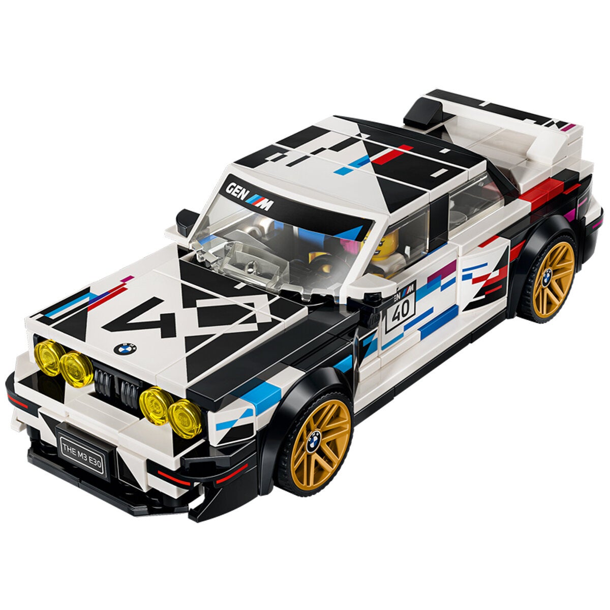 LEGO BMW M3 E30 Speed Champions Race Car Model Kit 358 Pieces 77263 — image 6