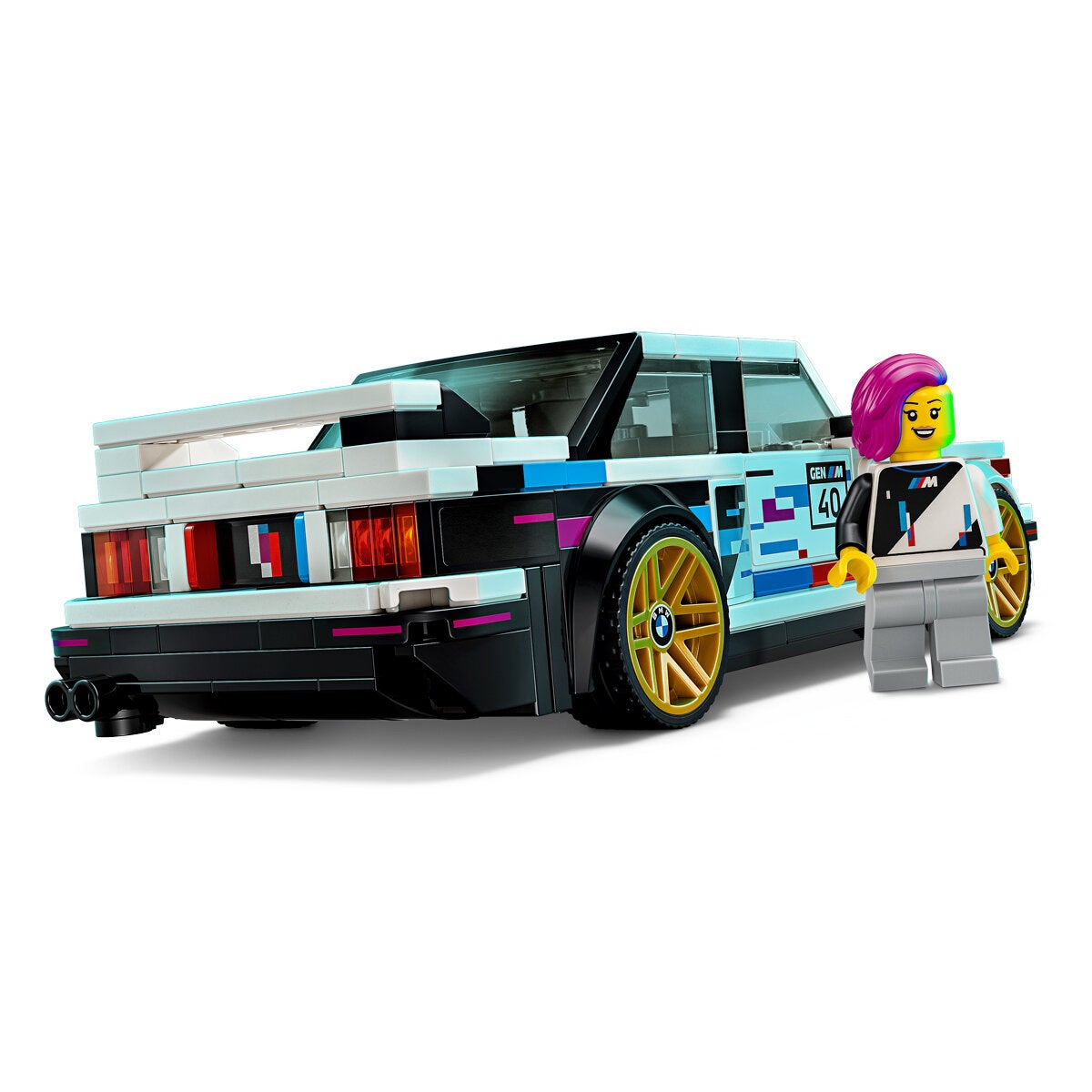 LEGO BMW M3 E30 Speed Champions Race Car Model Kit 358 Pieces 77263 — image 8