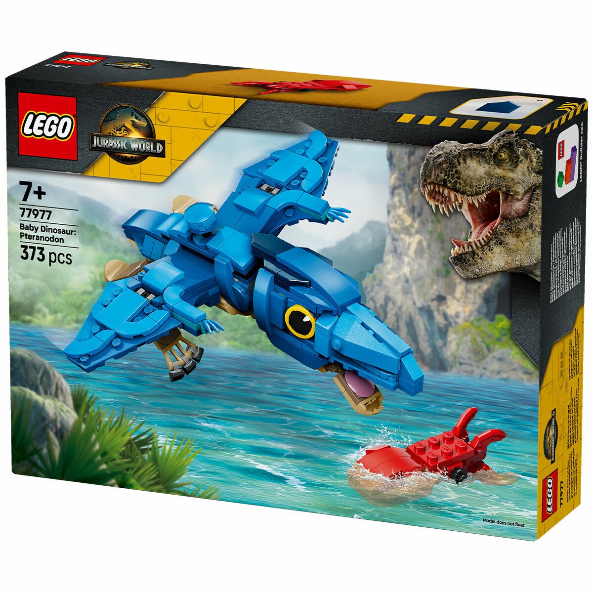 LEGO Baby Pteranodon Jurassic World Brick Built Dinosaur Figure 77977 — image 8
