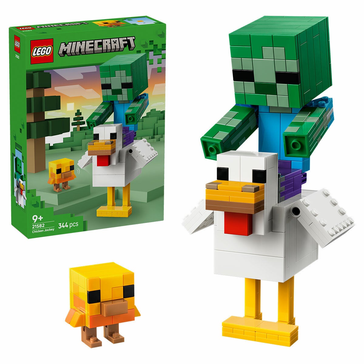 LEGO Chicken Jockey Minecraft Buildable Figure Playset 21582