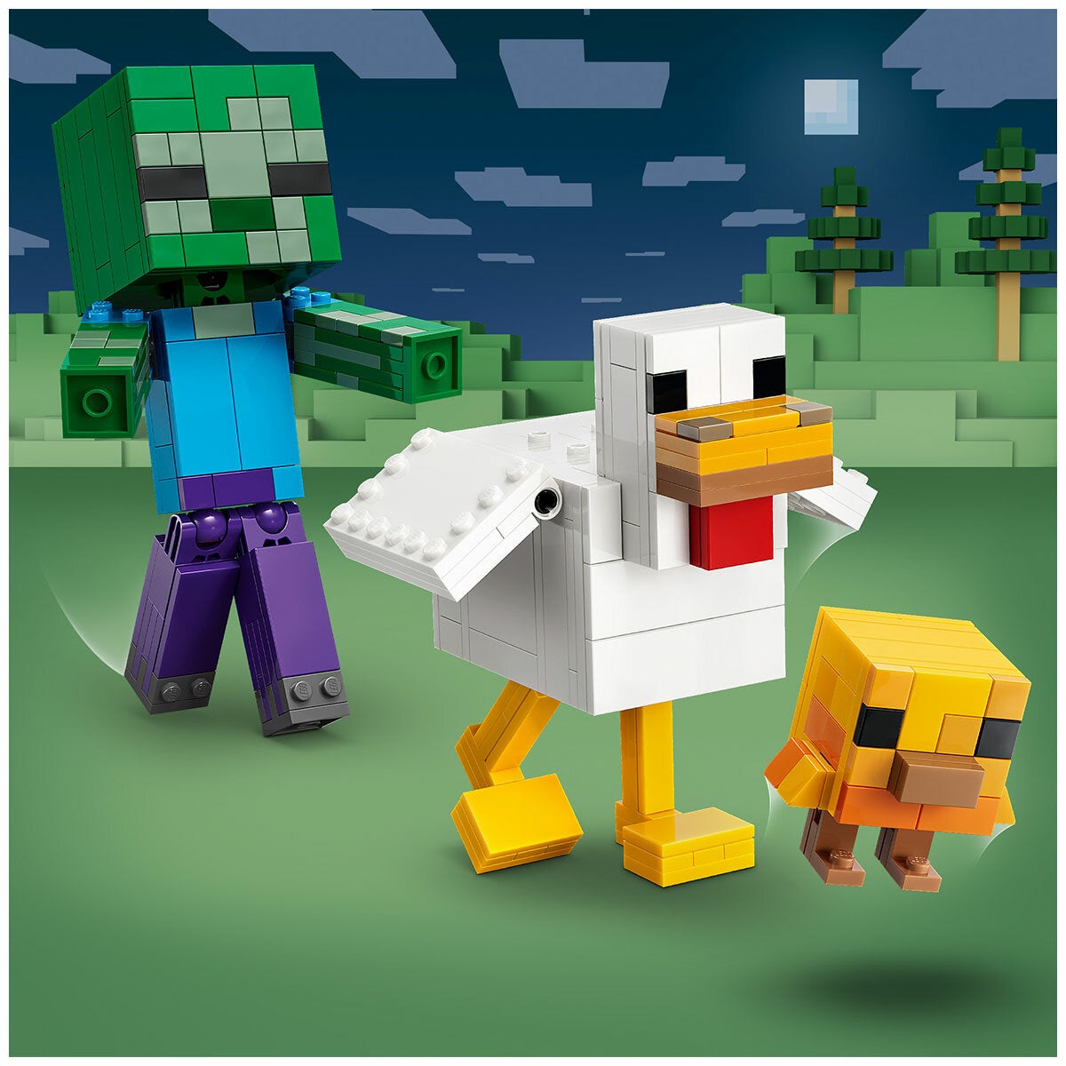 LEGO Chicken Jockey Minecraft Buildable Figure Playset 21582 — image 6