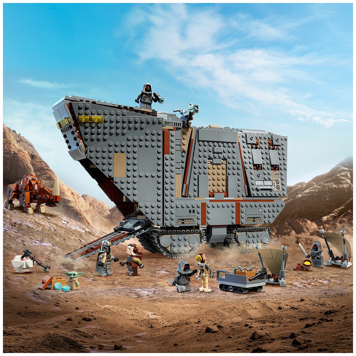 LEGO Offworld Sandcrawler And Mudhorn Star Wars Vehicle Playset 5 Minifigures 75453 — image 6