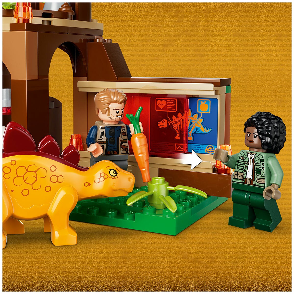 LEGO Velociraptor Stegosaurus And Pteranodon Rescue Jurassic World Dinosaur Playset 77981 — image 5