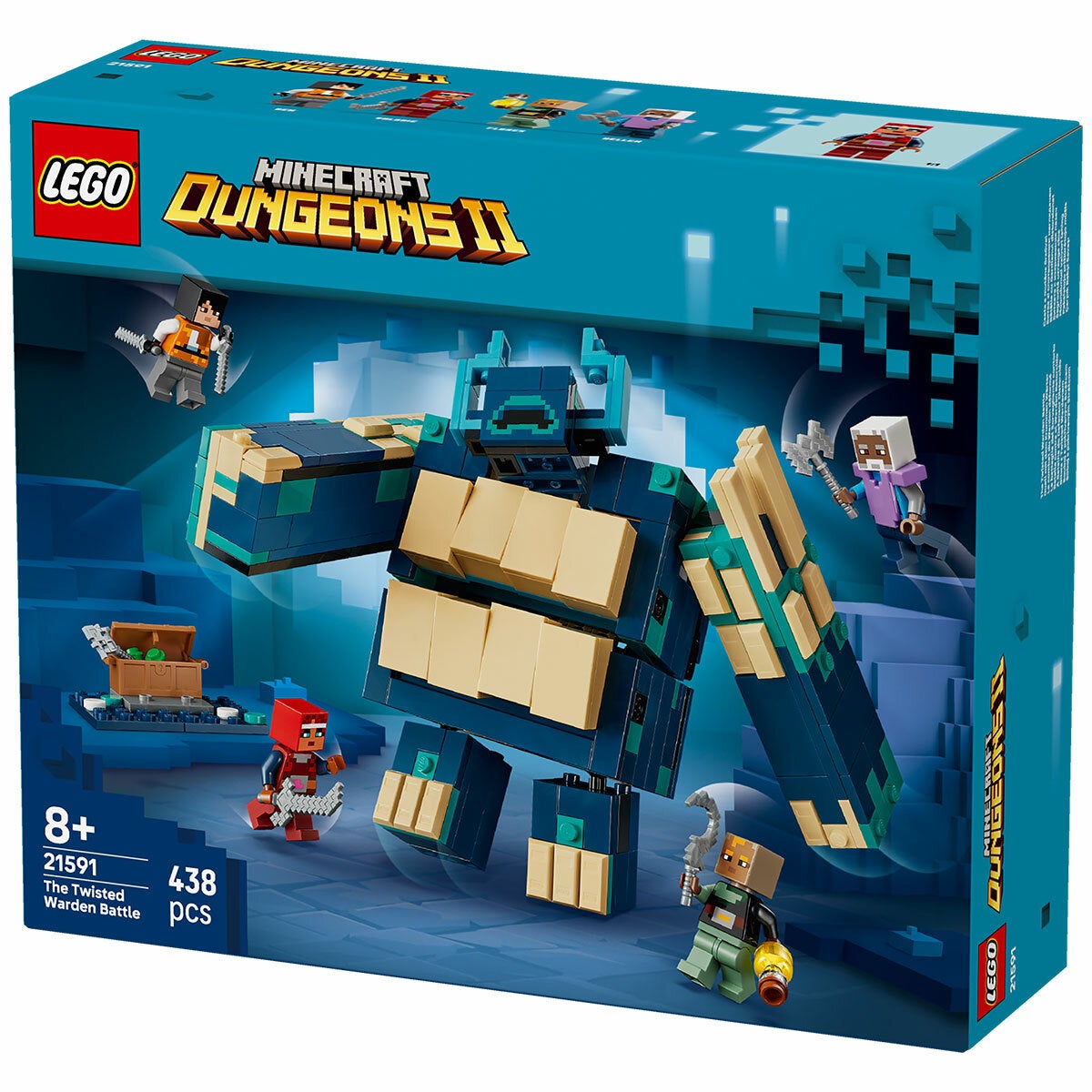 LEGO The Twisted Warden Battle Minecraft Posable Figure Playset 21591 — image 7