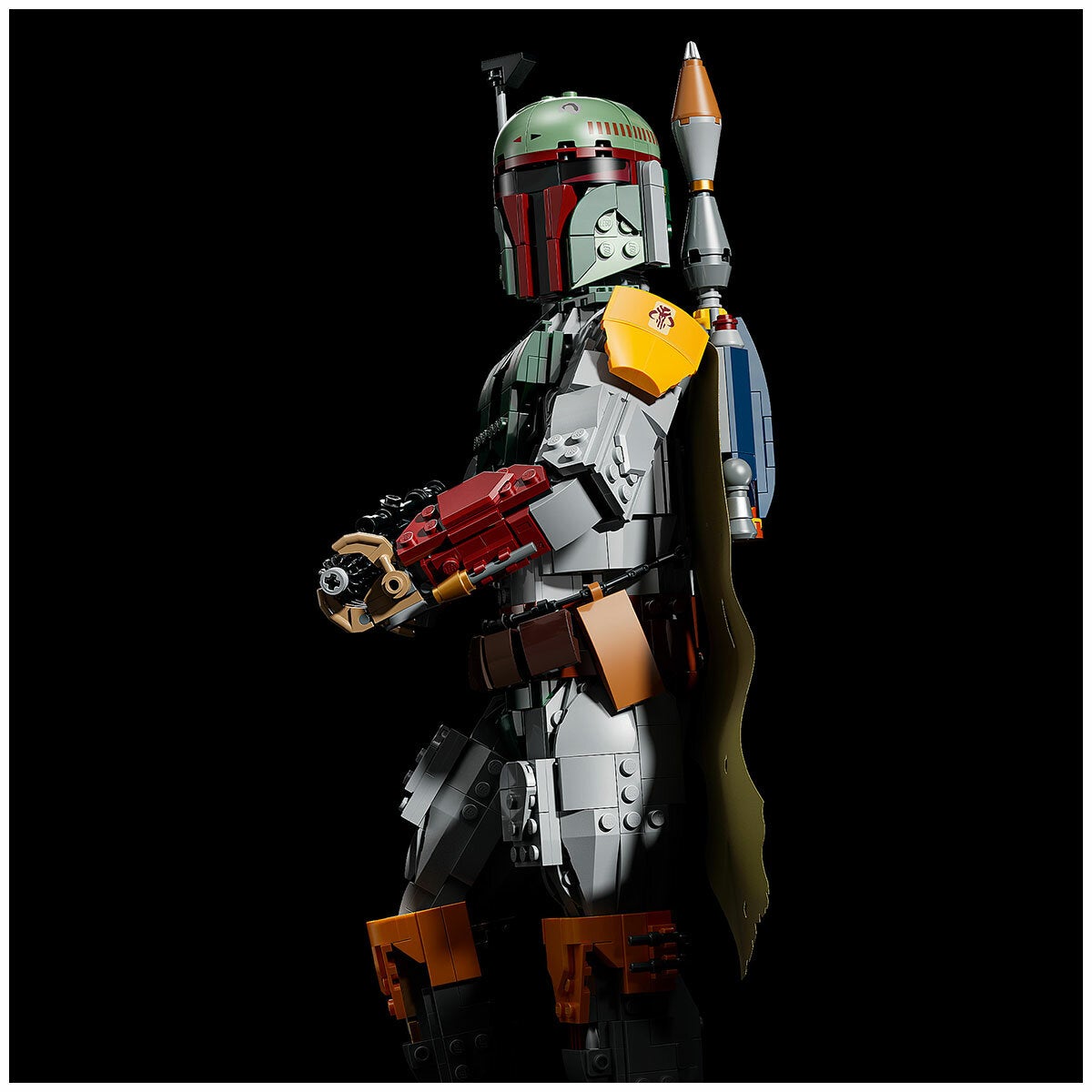 LEGO Boba Fett Star Wars Buildable Statue With Fabric Cape 75455 — image 3