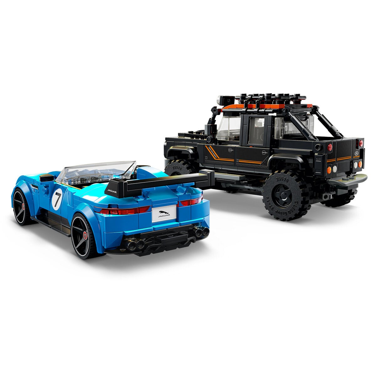 LEGO Jaguar Project 7 And Land Rover Defender Speed Champions Car Model Kit 77264 — image 5