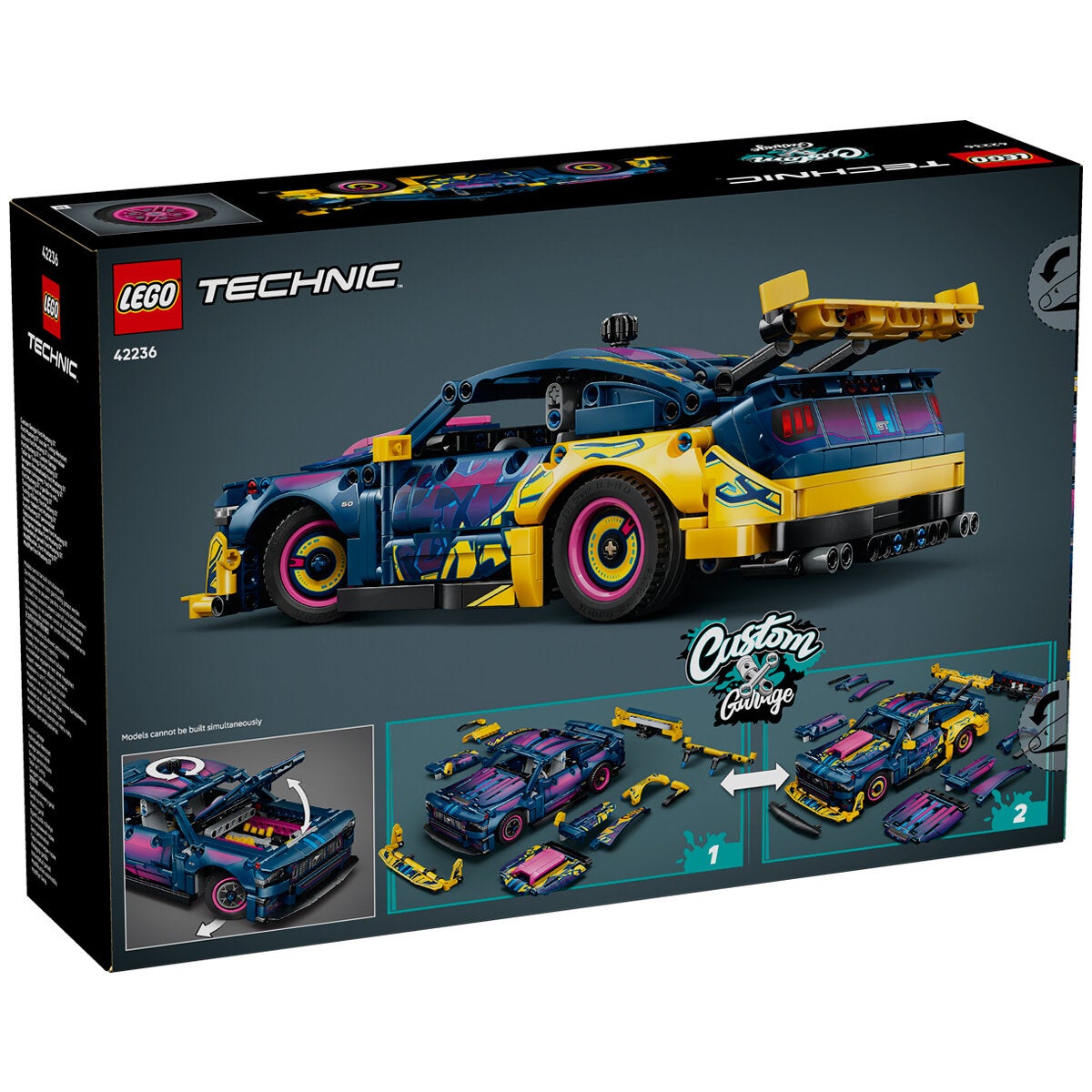 LEGO Ford Mustang GT Custom Garage Technic Car Model Kit 973 Pieces 42236 — image 2