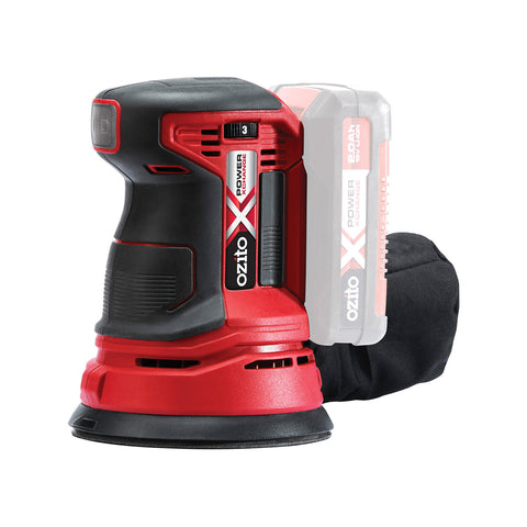 Ozito PXC 18V Cordless 125mm Random Orbital Sander - Skin Only PXROS-125