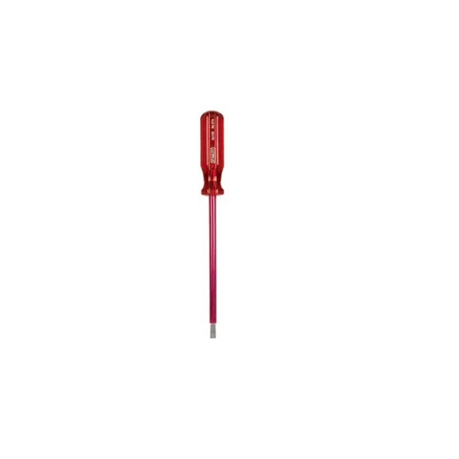 Stanley 5 x 100mm Sheathed Slotted Screwdriver Chrome Alloy Steel