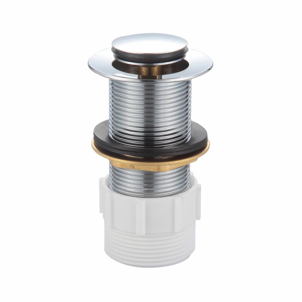 Kinetic 32mm Chrome Pop Up Basin Waste Brass Durable Easy Drainage - SuperSaverAU - view 1