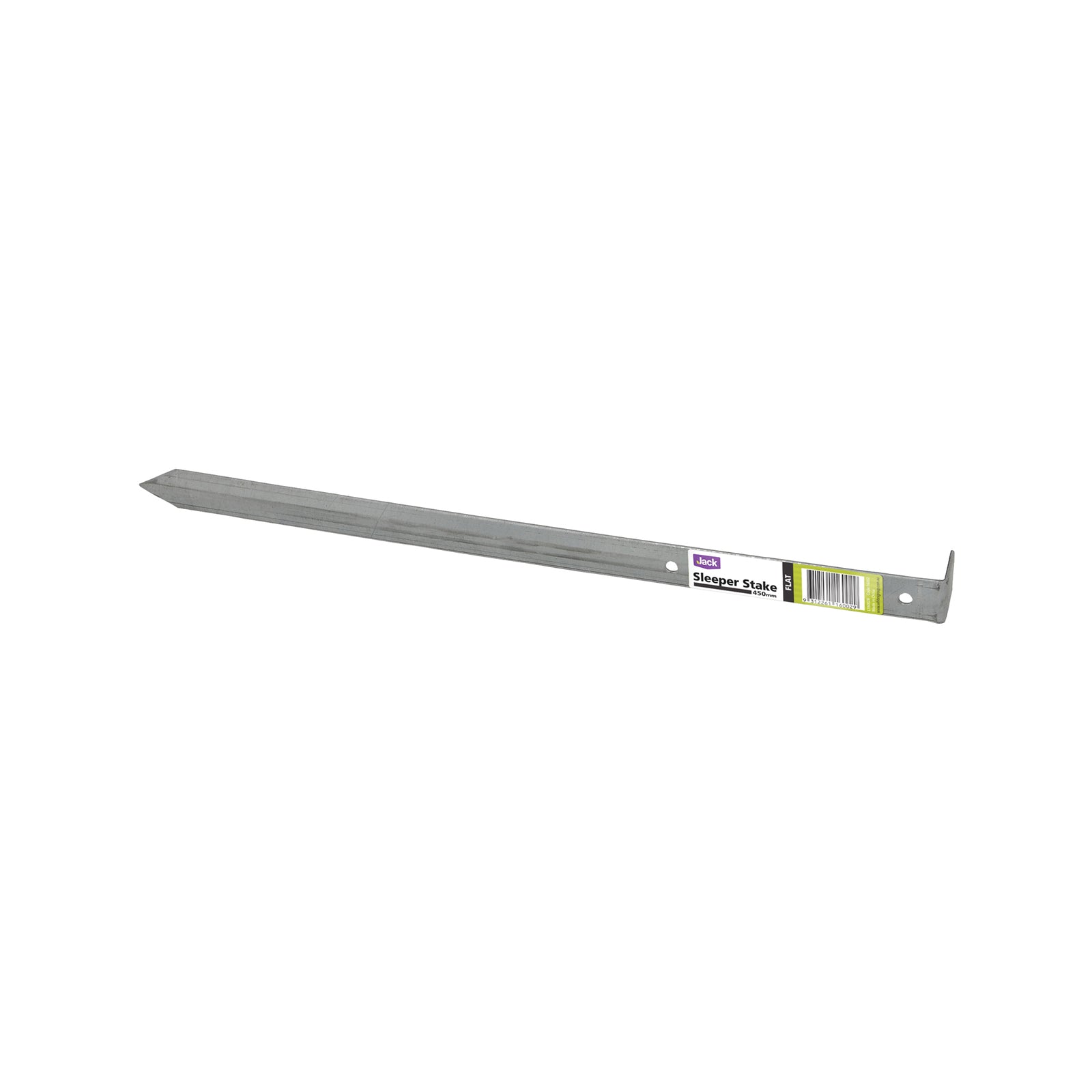Jack 450mm Galvanised Steel Sleeper Peg Flat Stake