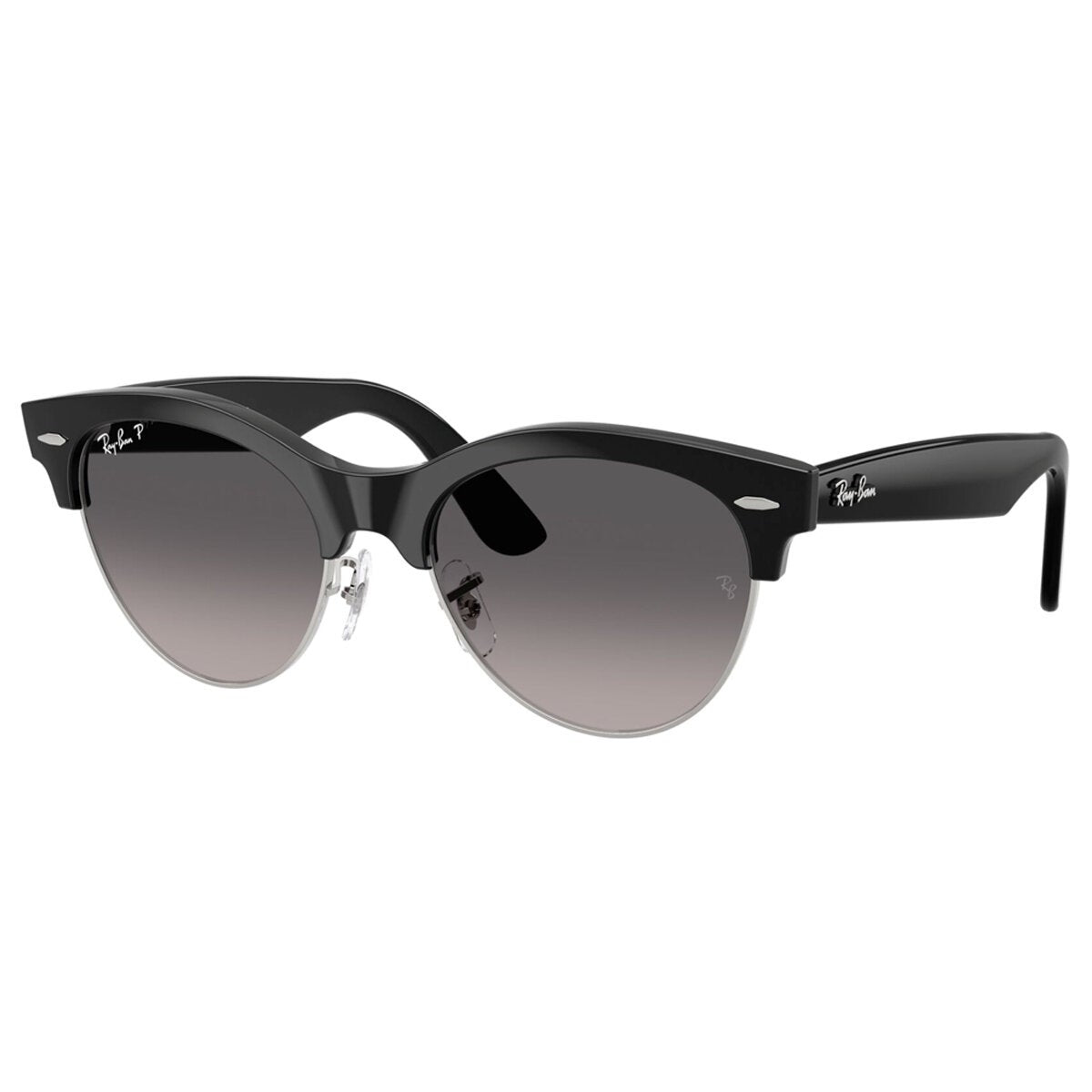 Ray-Ban 51mm Grey Gradient Sunglasses Square Thin Temples Men's RB2341