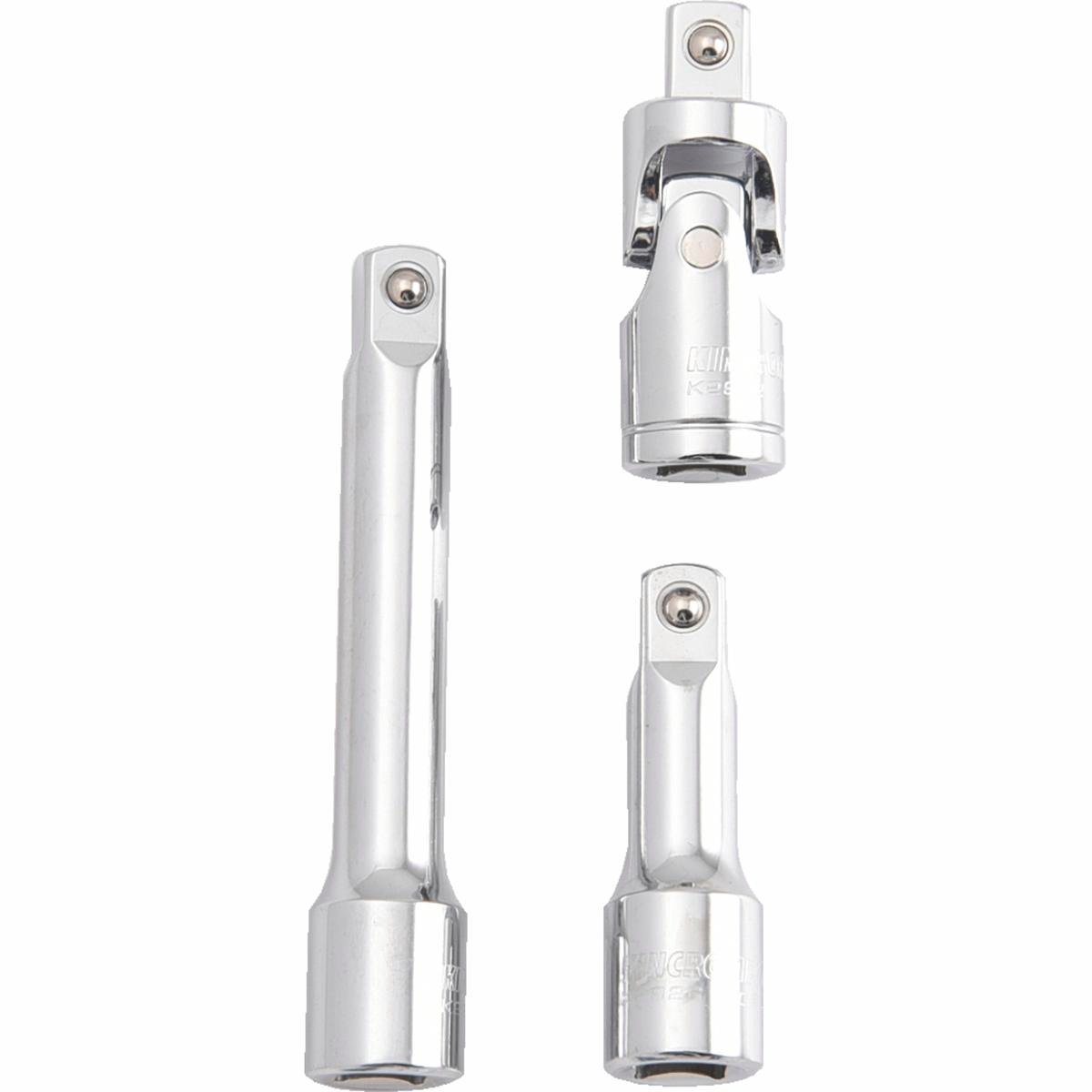 Kincrome 3 Piece 1/2" Drive Extension Bar Set, Chrome Vanadium