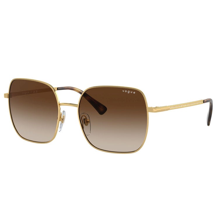 Vogue Women's Sunglasses VO4175SB Brown Gradient Lenses Gold Frame Strass Detail — image 2