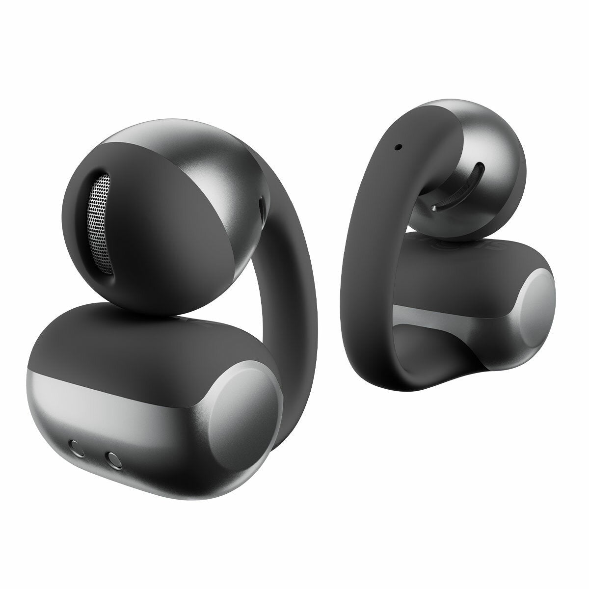 Clip-On Wireless Earbuds with Quick Charge and Wireless Charging Case, Shokz OpenDots ONE E310-ST-BK — image 3
