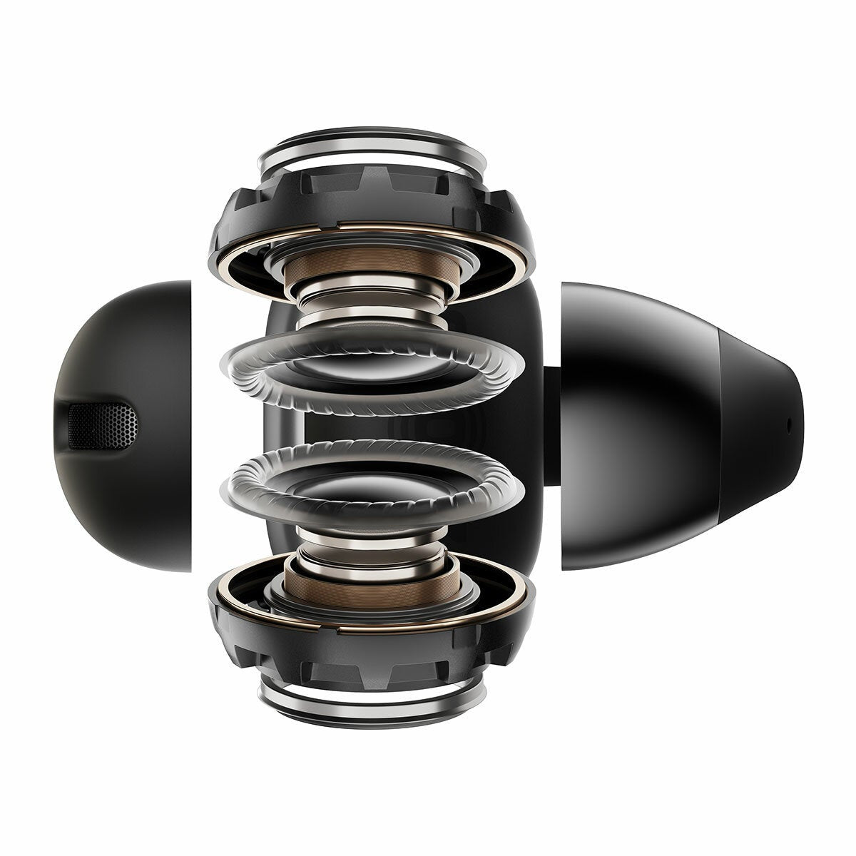 Clip-On Wireless Earbuds with Quick Charge and Wireless Charging Case, Shokz OpenDots ONE E310-ST-BK — image 7