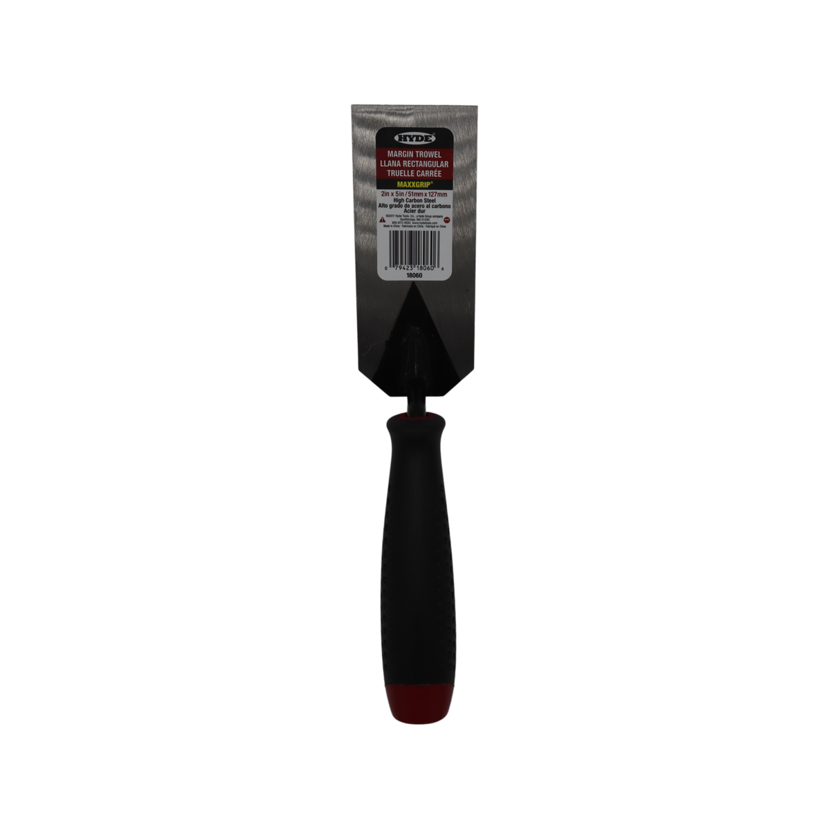 Hyde Margin Trowel - 51 x 127mm - High Carbon Steel - Ergonomic Handle - SuperSaverAU - view 1