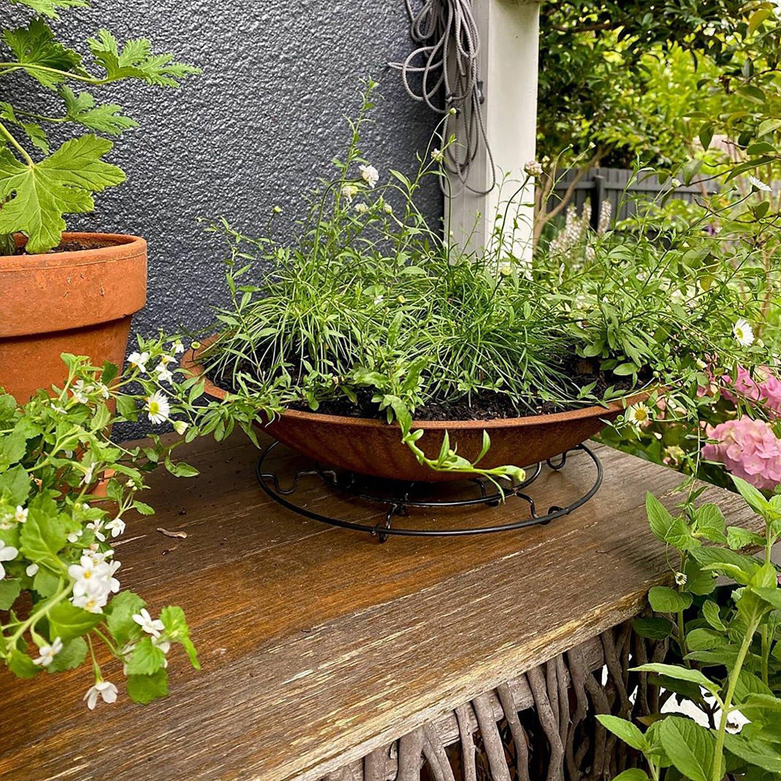 Jack Black Metal Pot Trivet 30cm, Slimline Surface Protector, Indoor & Outdoor
