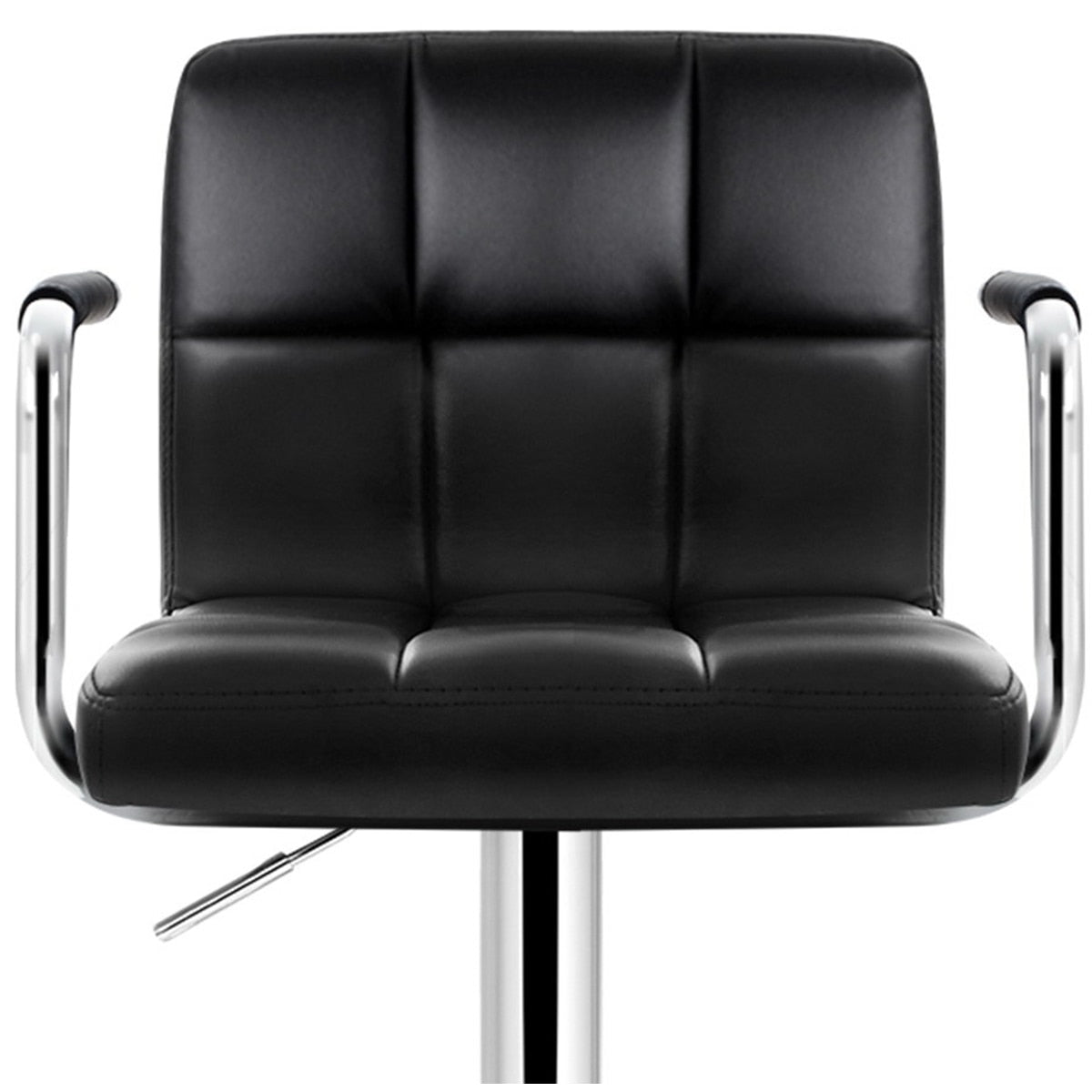 Artiss Black Gaslift Swivel Barstool with Arm Rests 2 Pack - SuperSaverAU - view 4
