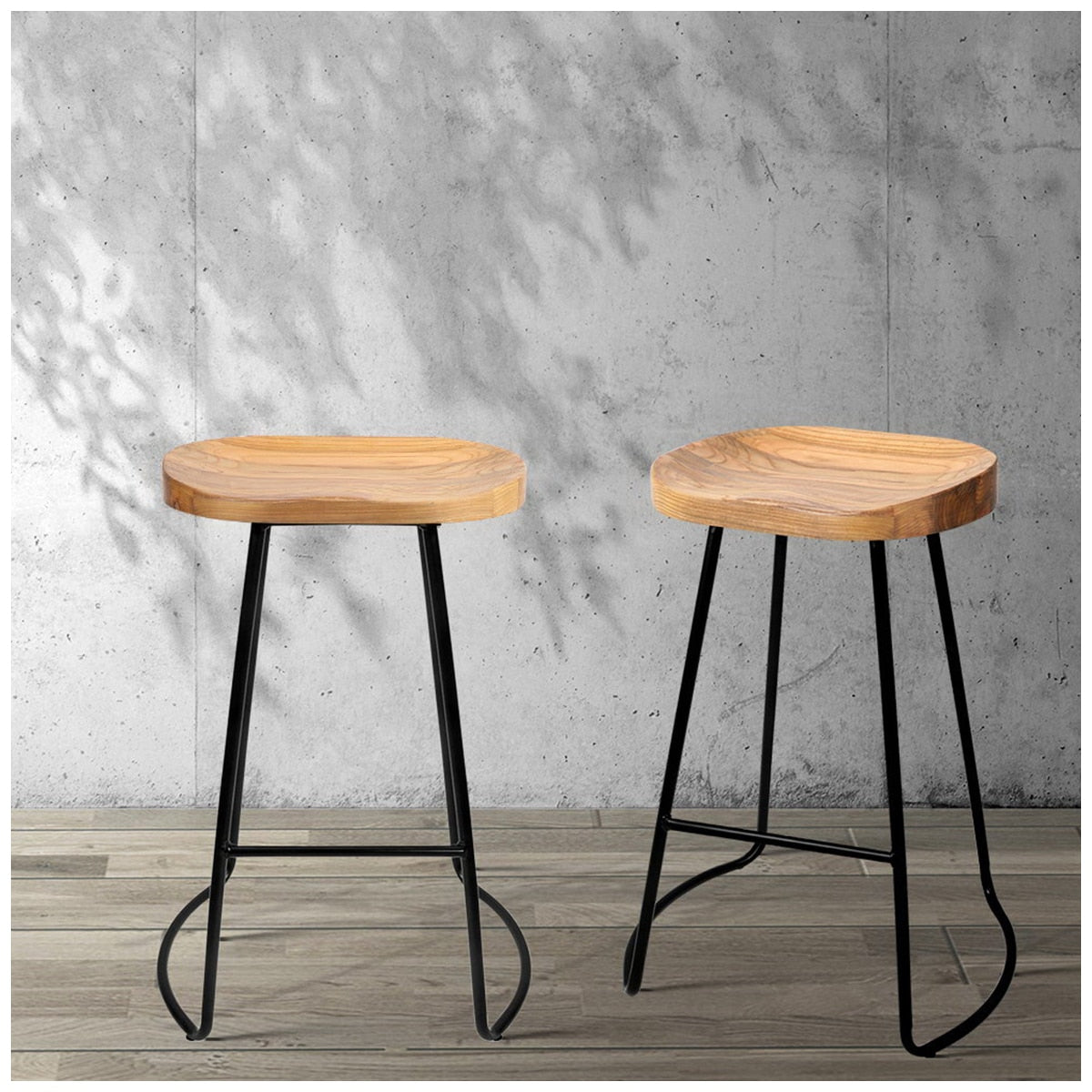 Artiss Vintage Tractor Barstool Retro 2 Pack - SuperSaverAU - view 4