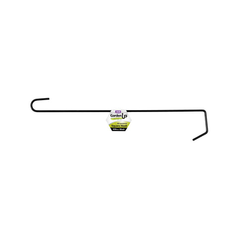 Jack 450mm Black Square Steel Hanging Basket Hook, Indoor & Outdoor