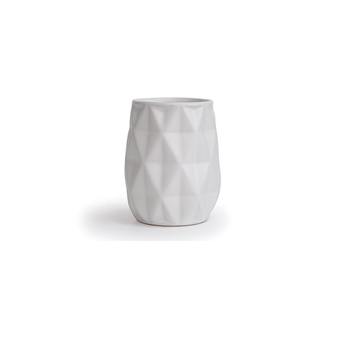 Wet By Home Design Geo Ceramic Tumbler 400ml Bathroom Accessory