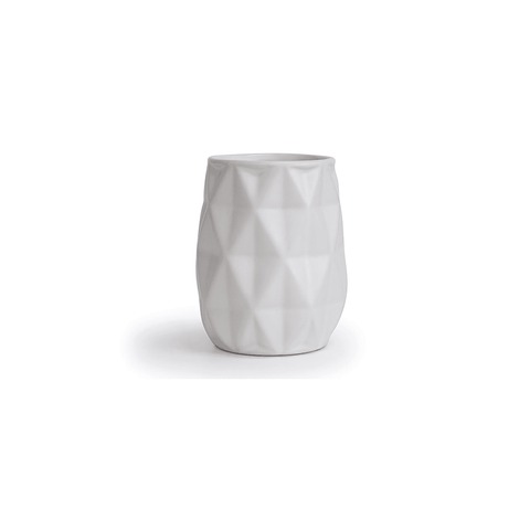 Wet By Home Design Geo Ceramic Tumbler 400ml Bathroom Accessory