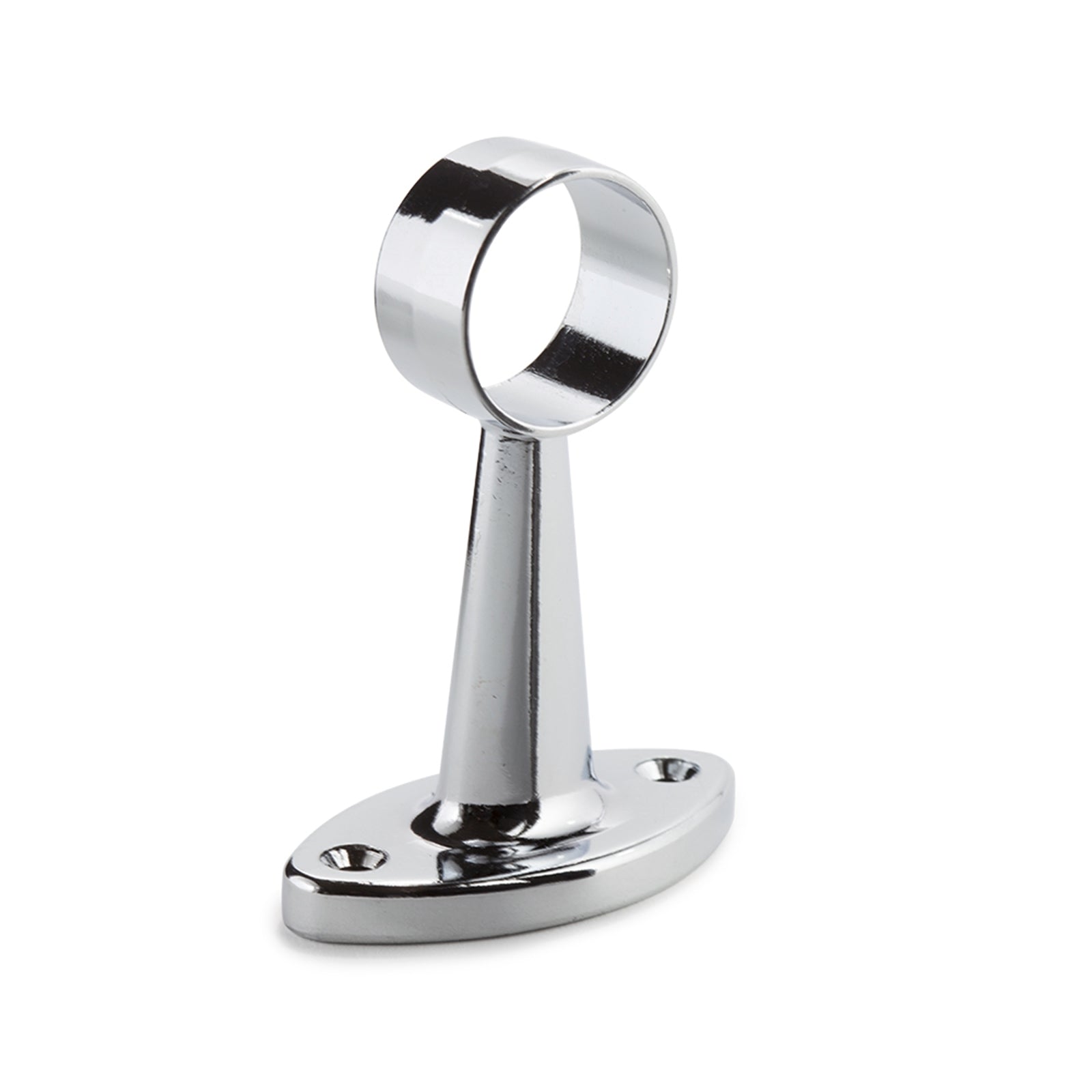 Sandleford 25mm Chrome Pillar Centre - Zinc Alloy, Chrome Plated Rail Fitting