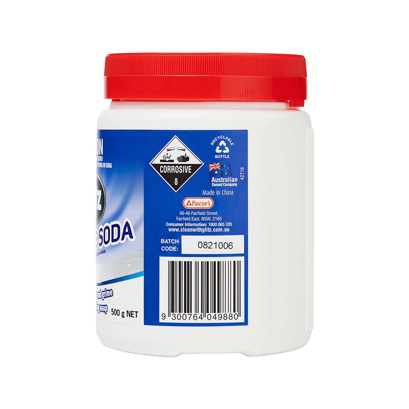 Glitz 500g Caustic Soda