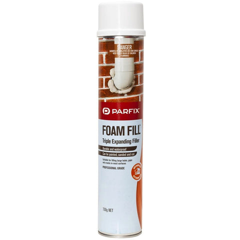 Parfix Expanding Foam Filler 750g - Paintable Sandable Polyurethane for Gaps & Cavities