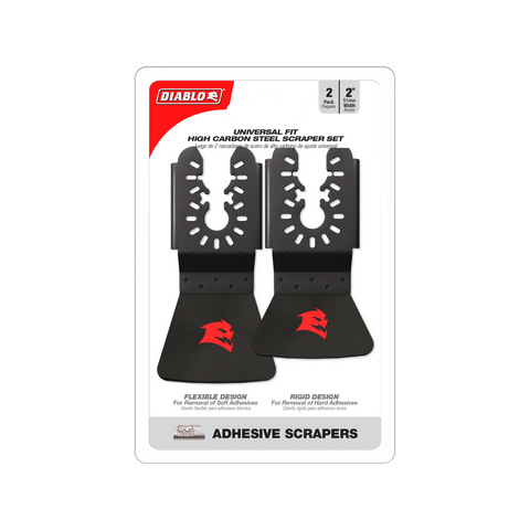 Diablo Universal Fit High Carbon Steel Multi-Tool Scraper Set for Adhesive Removal