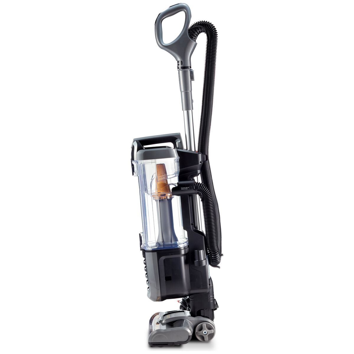 Shark Navigator Self-Cleaning Brushroll Pet Upright Vacuum - 1.6L Dust Cup, 3.6m Hose, Grey and Yellow - ZU62