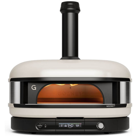 Gozney Dome XL dual fuel pizza oven - bone, twin meat probes, 30mm cordierite stone floor - GMPBNAU1825