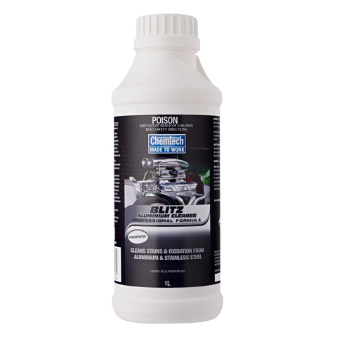Chemtech Blitz Aluminium Cleaner 1L for Aluminium & Stainless Steel