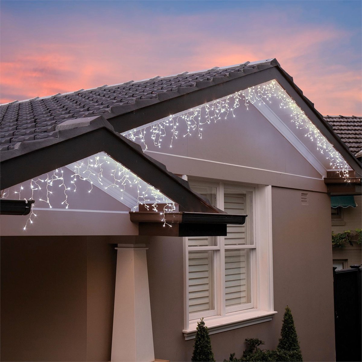 Lytworx Solar Icicle Lights - 1200 Pack - Blue - Outdoor Use - SuperSaverAU - view 3
