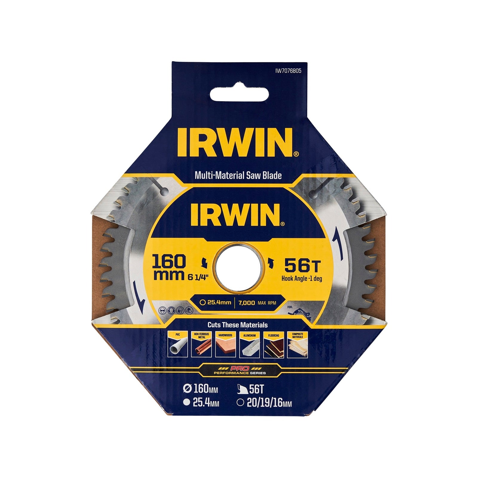 IRWIN 160mm 56T Marathon Pro Multi Material Circular Saw Blade