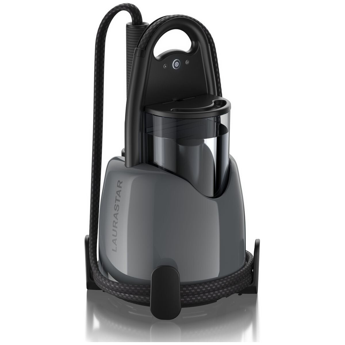 Laurastar Izzi Plus garment steamer - 1L removable water tank, 850W, dry microfine steam, grey - 585