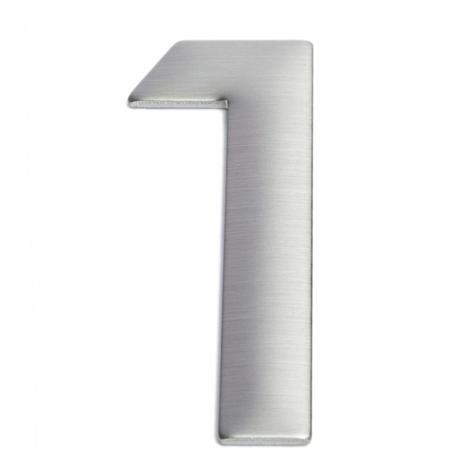 Sandleford 75mm Suburban Stainless Steel House Number 1 Self Adhesive