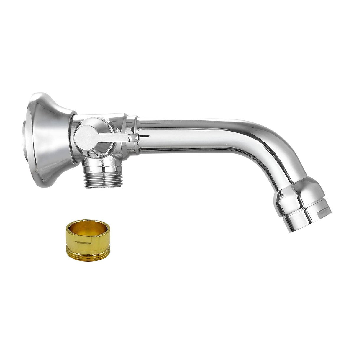 Shaw Mason Chrome Bath Spout Diverter - 140mm - Durable Brass Construction - SuperSaverAU - view 1