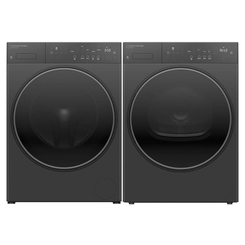 Fisher & Paykel Series 5 10kg Front Load Washer & 8kg Heat Pump Dryer - Graphite - WH1060PG5DH8060PG5