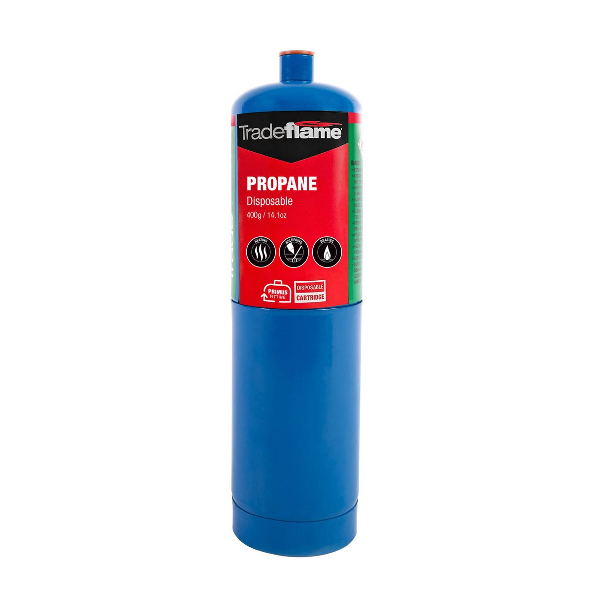 Tradeflame 400g Propane Cartridge - Primus Internal Fitting - Easy Carry - SuperSaverAU - view 1